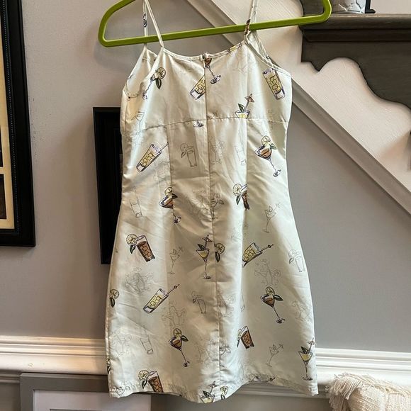 Coconut Pier Cocktail Print Sundress sz S NWT - Picture 5 of 5